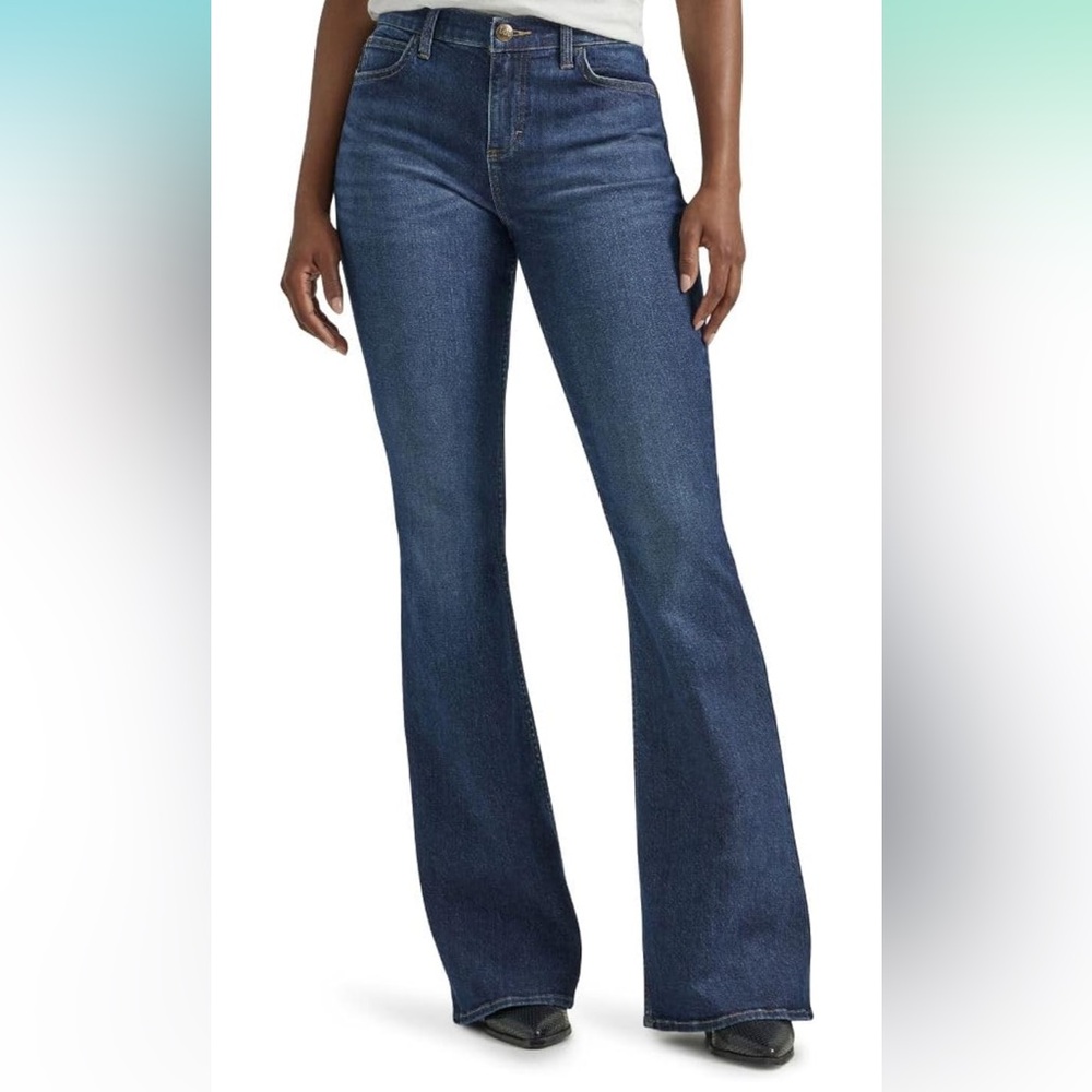 NWT Lee Mid Rise Flare Jean
